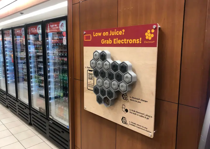 cell phone charging station