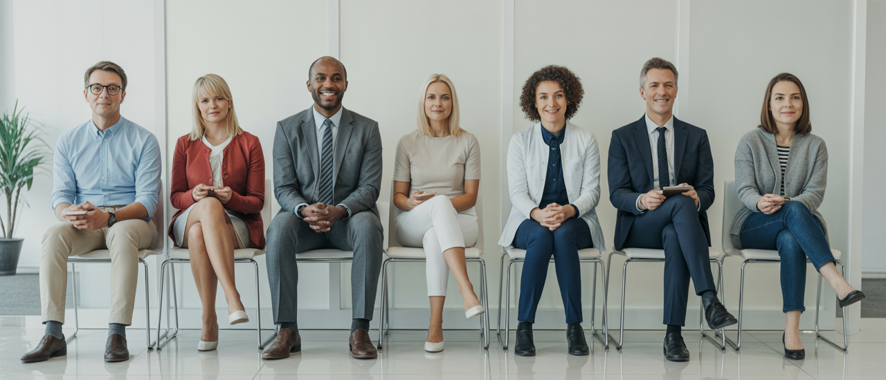 Walk-in clinic waiting room