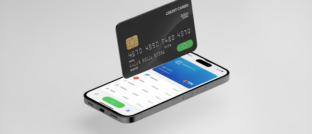 UPI Credit Card on smartphone