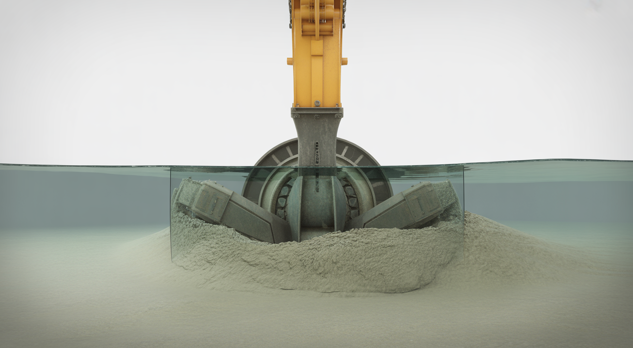 Sand dredge extracting materials for various applications