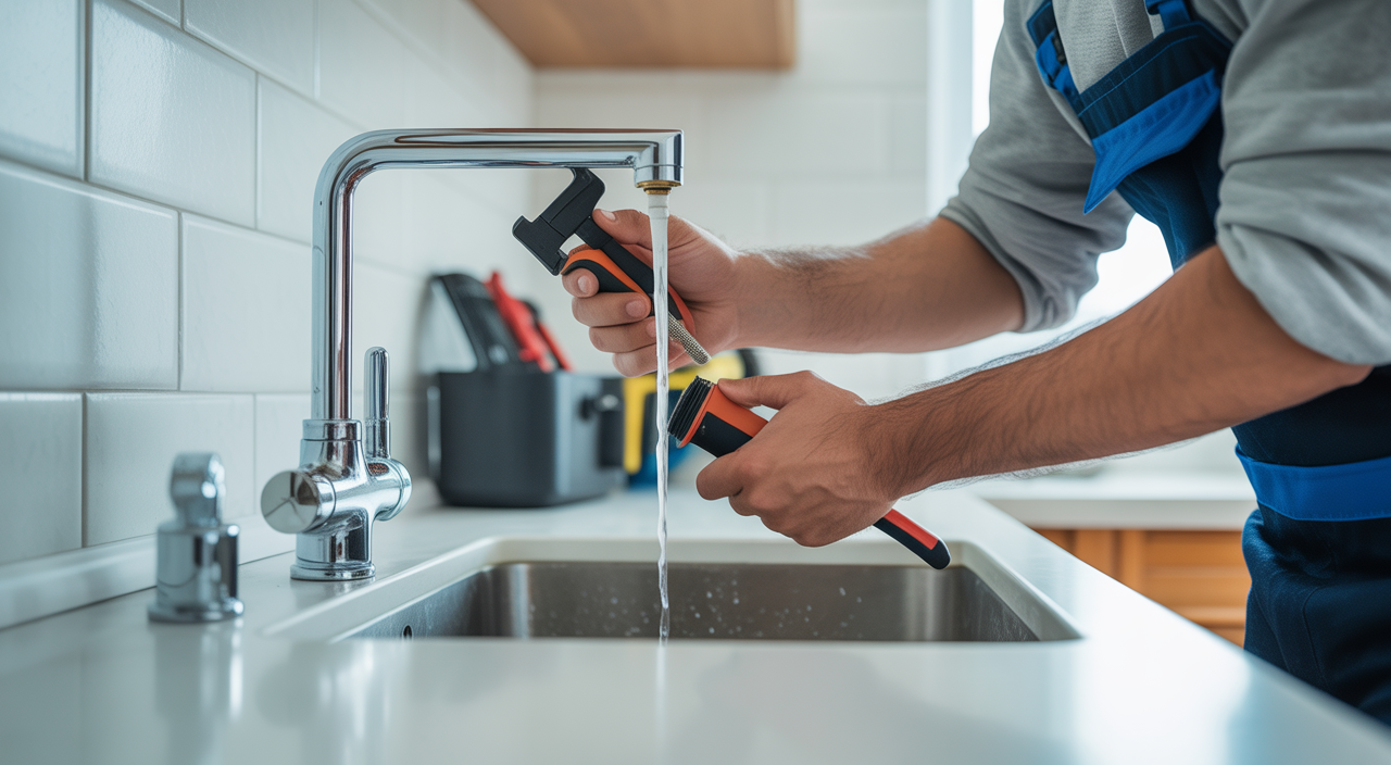 Professional handyman providing repair and maintenance services in an Atlanta, GA home